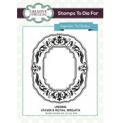 Sue Wilson Stamps to Die For - Vivian's Royal Wreath