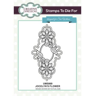 Sue Wilson Stamps to Die For - Jocelyn's Flower