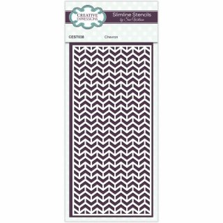 Sue Wilson Slimline Stencil - Chevron