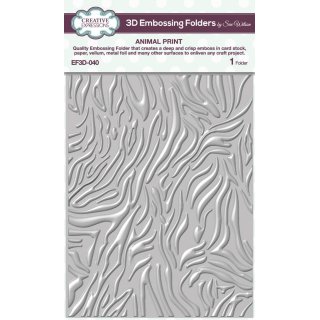 Creative Expressions 3D Embossing Folder - Animal Print