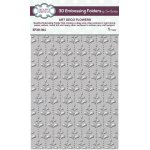 Creative Expressions 3D Embossing Folder - Art Deco Flowers