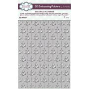 Creative Expressions 3D Embossing Folder - Art Deco Flowers