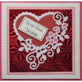 Sweet Dixie Die - Floral Heart Frame