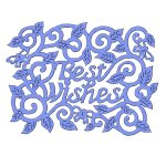 Sweet Dixie Die - Best Wishes Swirls Leaves