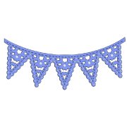 Sweet Dixie Floral Bunting Die
