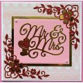 Sweet Dixie Wedding Collection Die - Mr & Mrs