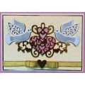 Sweet Dixie Wedding Collection Die - Doves & Hearts