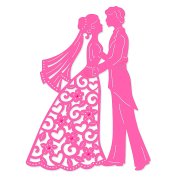 Sweet Dixie Wedding Collection Die - Couple