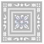 Sweet Dixie Christmas Die - Holly Frame Set