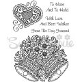 Sweet Dixie Wedding Collection - Wedding Bells With Love Clear Stamp