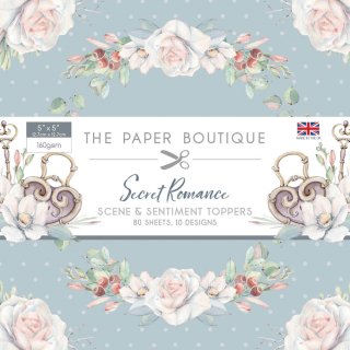 The Paper Boutique Secret Romance 5x5 Sentiments Topper Pad