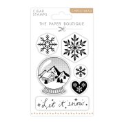 The Paper Boutique A6 Stamp Set - Let it Snow