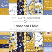 The Paper Boutique 8x8 Embellishment Pad - Freedom Field