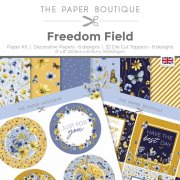 The Paper Boutique 8x8 Paper Kit - Freedom Field