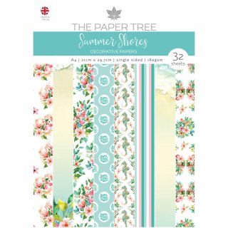 Summer Shores A4 Decorative Papers - The Paper Tree