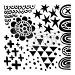 The Crafter's Workshop 6x6 inch Stencil - Positivity