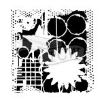 The Crafter's Workshop 6x6 inch Stencil - Star and Flower