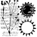 The Crafter's Workshop 6x6 inch Stencil - Journal Musings
