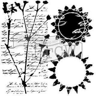 The Crafter's Workshop 6x6 inch Stencil - Journal Musings