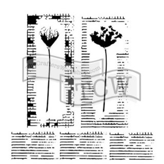 The Crafter's Workshop 6x6 inch Stencil - Wildflower Duet
