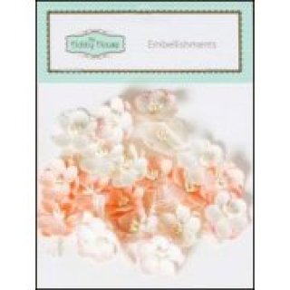 Cherry Blossom Paper Flowers - Peach Melba - The Hobby House