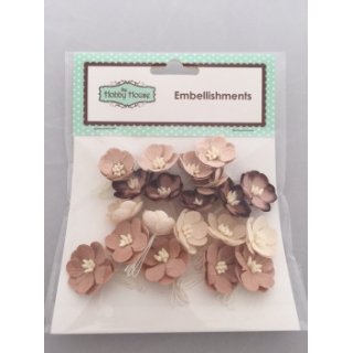 Cherry Blossom Paper Flowers - Tiramisu - The Hobby House
