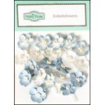 Cherry Blossom Paper Flowers - Ivory Blue - The Hobby House
