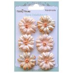 Handmade Paper Flowers - Peach Daisies - The Hobby House