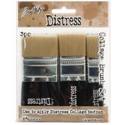 Distress Collage Brush Set 3pk - 0.75", 1.25" & 1.75"