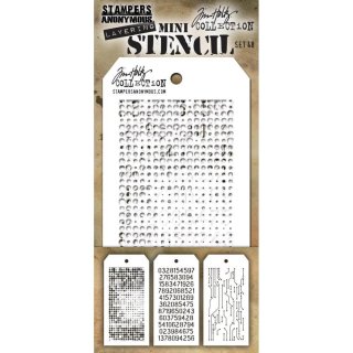 Tim Holtz Mini Layering Stencil Set 48