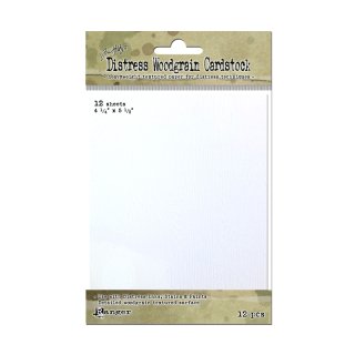 Tim Holtz Distress Woodgrain Paper 12 sheets