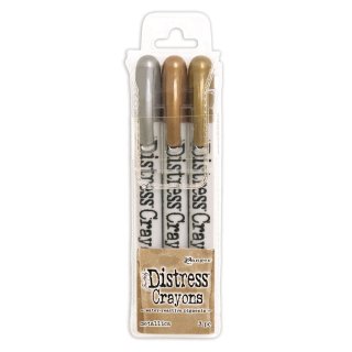 Distress Crayons - Metallics Set