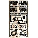 Tim Holtz Idea-ology - Alpha Parts - Framed
