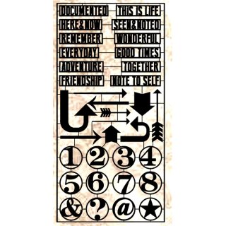 Tim Holtz Idea-ology - Alpha Parts - Framed
