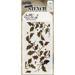 Tim Holtz Layering Stencil - Holly Bough
