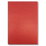 Dovecraft A4 Glitter Cardstock 220gsm - Ruby Red