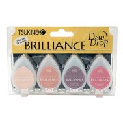 Brilliance Dew Drop Ink Pad 4pc Set - Painter's Palette