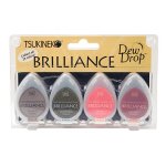 Brilliance Dew Drop Ink Pad 4pc Set - Two Tone