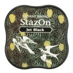 StazOn Midi Ink Pad - Jet Black