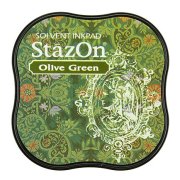 StazOn Midi Ink Pad - Olive Green