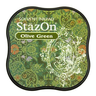 StazOn Midi Ink Pad - Olive Green