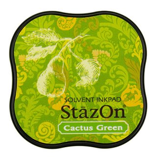 StazOn Midi Ink Pad - Cactus Green