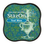 StazOn Midi Ink Pad - Teal Blue
