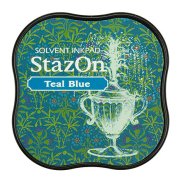 StazOn Midi Ink Pad - Teal Blue
