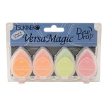 VersaMagic Dew Drop Chalk Ink Pad 4pc Set - Fruit Cocktail