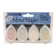 VersaMagic Dew Drop Chalk Ink Pad 4pc Set - Four Corners