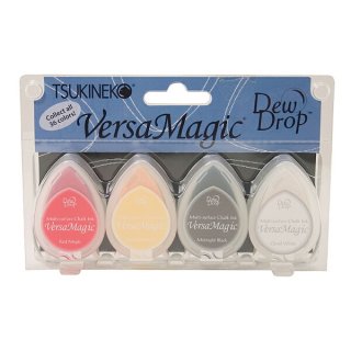 VersaMagic Dew Drop Chalk Ink Pad 4pc Set - Clowning Around