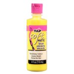 Tulip Soft Matte Fabric Paint 4oz - Sunshine Yellow