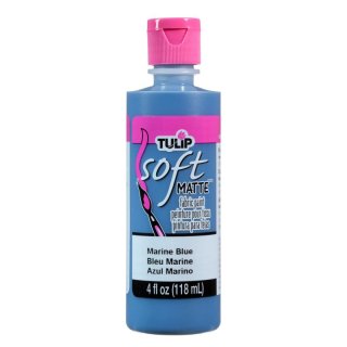 Tulip Soft Matte Fabric Paint 4oz - Marine Blue