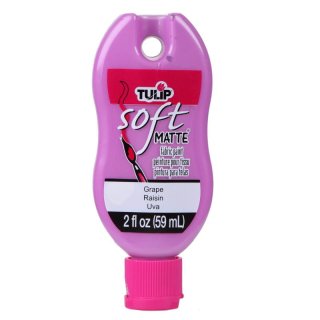 Tulip Soft Matte Fabric Paint 2oz - Grape